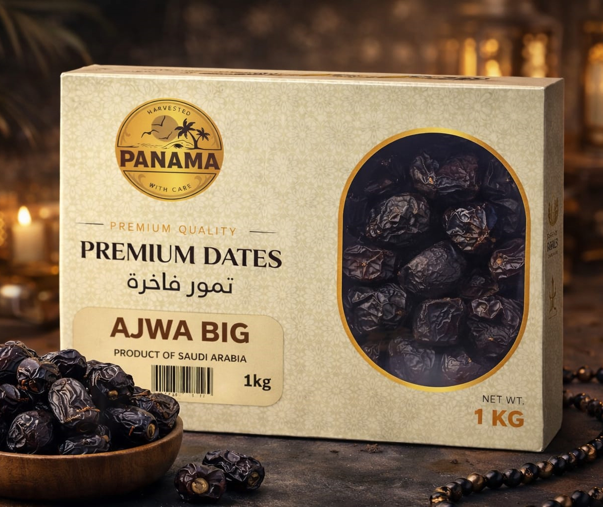 PANAMA DATES AJWA BIG 1 KG